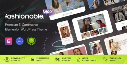 Fashionable - Clothing & Apparel WooCommerce WordPress Theme With Lifetime Update.