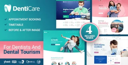 DentiCare - Medical & Dentist WordPress Theme