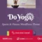 Do Yoga - Fitness Studio & Pilates Club WordPress Theme With Lifetime Update.