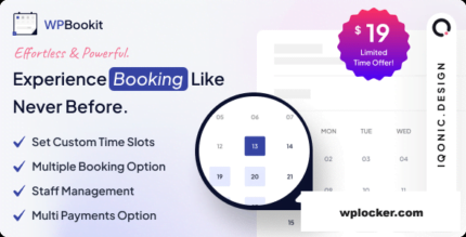 WPBookit Appointment Booking WordPress Plugin