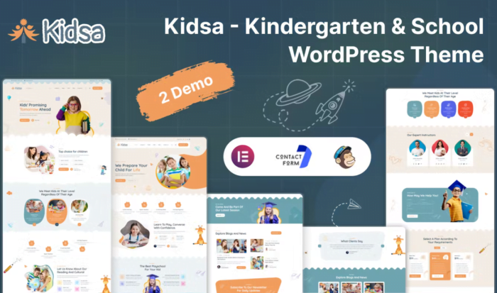 Kidsa - Kindergarten & School WordPress Theme