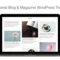 Maxima - Minimal Blog & Magazine WordPress Theme With Lifetime update.